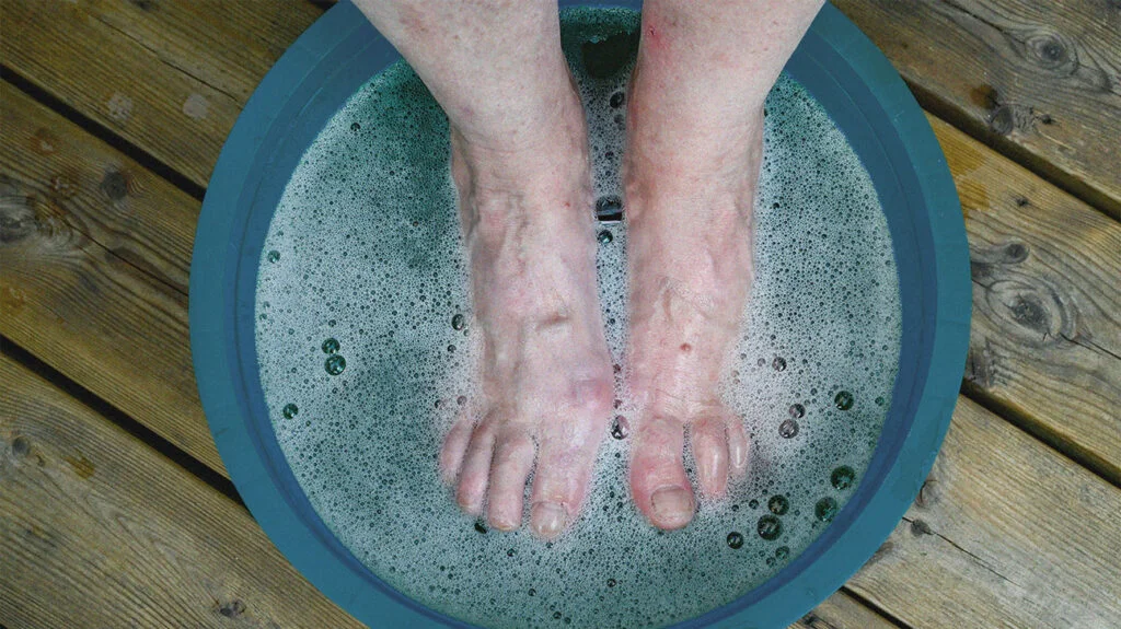 Foot Soaks in Daily Routine