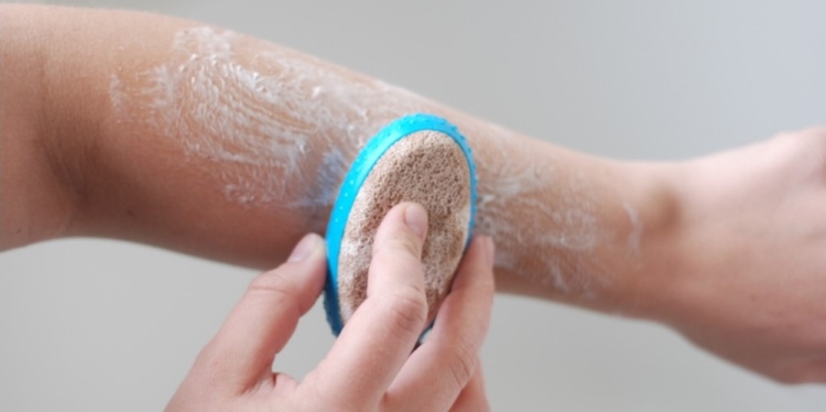 Pumice Stone Hair Removal