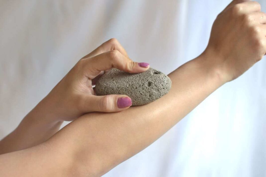 Pumice Stone Hair Removal