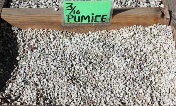 pumice stone for gardening