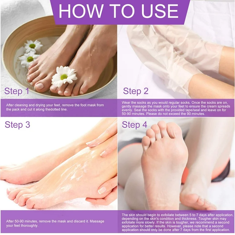 Foot Mask Aftercare