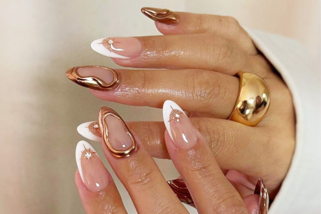 Modern French Manicure