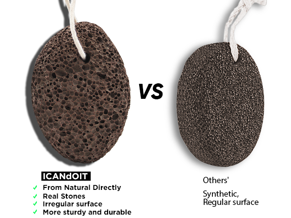 Natural vs Synthetic Pumice Stones