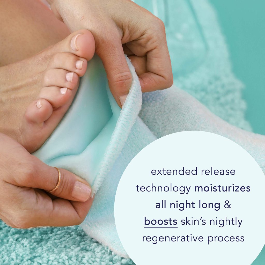 nighttime foot moisturizing routine 